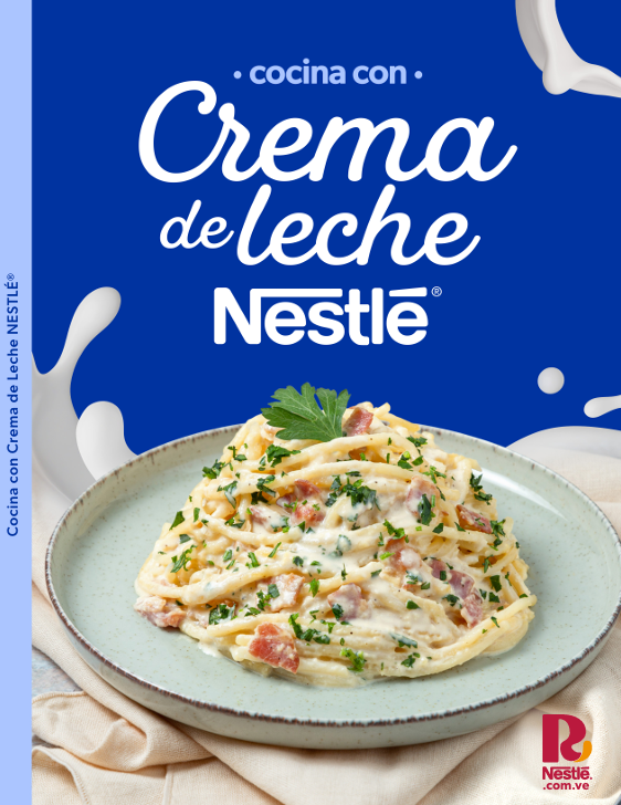 Recetario cocina con crema de leche nestle