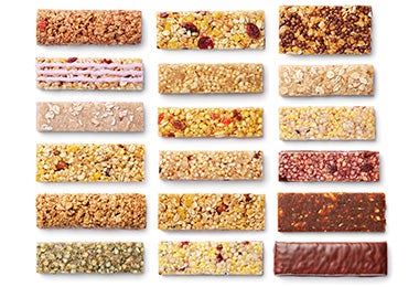 Barras energéticas de granolas 