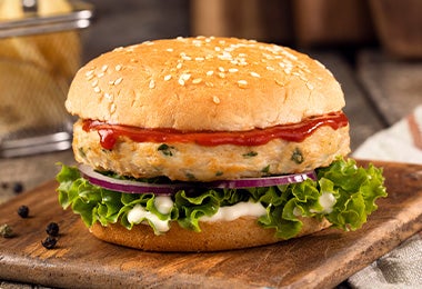 Hamburguesa receta de pollo