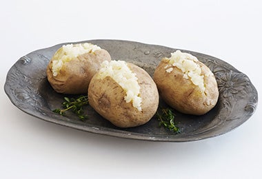 Papa rellena con queso, recetas fáciles con papas
