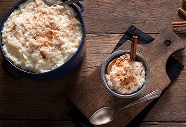  Receta de arroz con leche con canela en polvo y en rama 