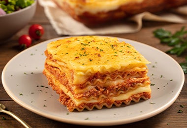 Receta de lasaña de pollo
