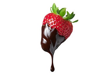 : Frutilla con chocolate, una combinación deliciosa