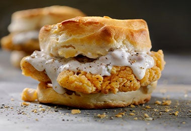 Tipos de empanizado sándwich con pollo empanizado