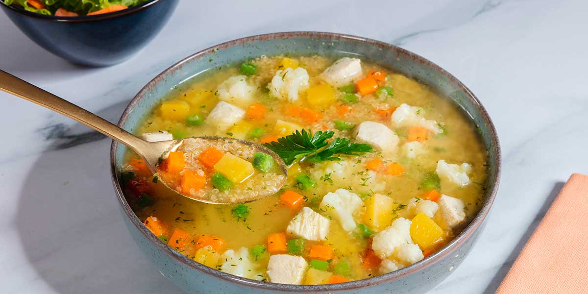 Sopa de Pollo con Verduras 