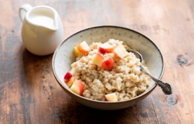 Avena con manzana, un desayuno balanceado Avena con manzana, un desayuno balanceado