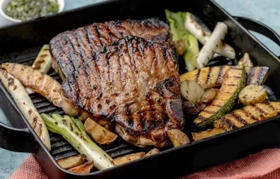 Chuleta De Cerdo Con Salsa Miel Chuleta De Cerdo Con Salsa Miel