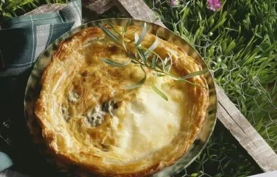 Pastel de Camarones con Espinaca