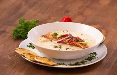 Caldo casero de pargo con ocumo blanco Caldo casero de pargo con ocumo blanco