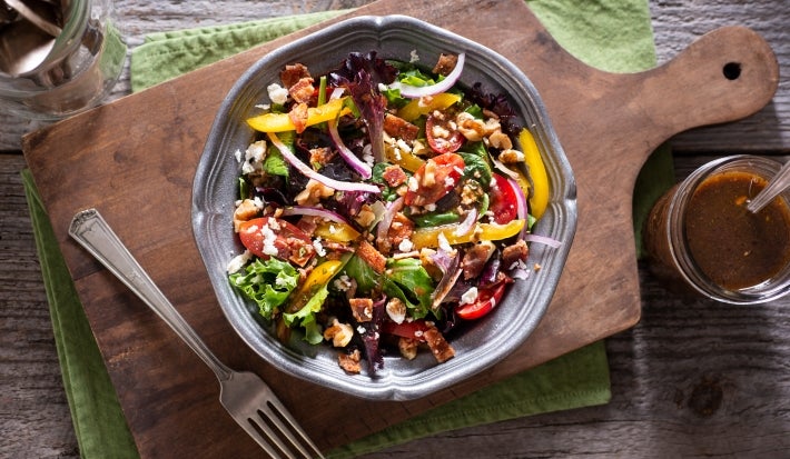 Ensalada navideña de Papá Noel